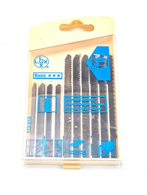 Produktbild von LUX-TOOLS Stichsägeblatt-Set 113015 U-Schaft 10tlg. Sägeblätter Stichsäge Metall