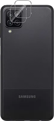 Obrázek produktu pro Ochrana fotoaparátu pro Samsung Galaxy A12 [2 kusy] Ochranná fólie na fotoaparát Průhledná fólie z tvrzeného skla Ochranná fólie proti poškrábání zadního objektivu Ochranná fólie na objektiv Phonillico®
