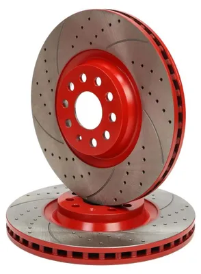 Immagine prodotto di 2 dischi freno anteriori MASTER-SPORT per VW Golf VII berlina (5G1, BQ1, BE1, BE2) 340 mm 24013002251SE-SET-MS