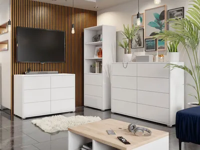 Obrázek produktu pro Nábytek do obývacího pokoje ASAKA 1 - bílý