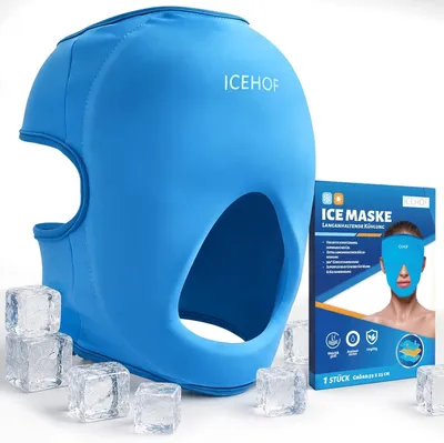 Productafbeelding van Koelmasker voor het gezicht, geschikt voor zwellingen, migraine en voor