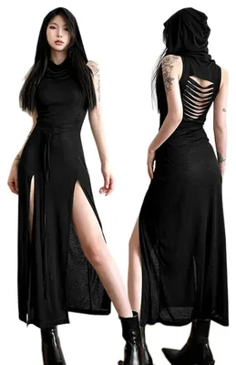 Produktbild von y Lange Cocktailkleid mit Hohem Schlitz für Damen