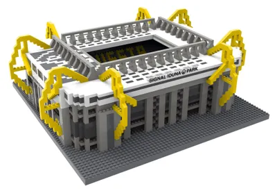 Produktbild von FOCO Offizielles Lizenzprodukt Borussia Dortmund Signal Iduna Park BRXLZ-Steine