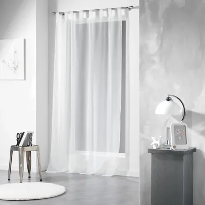 Obrázek produktu pro Záclona s poutky VOLINE, 135 x 240 cm, bílá