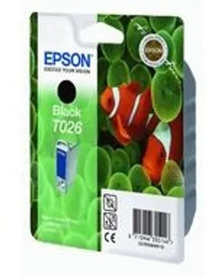Produktbild von Epson Singlepack Black T026, Schwarz, Stylus Photo 810