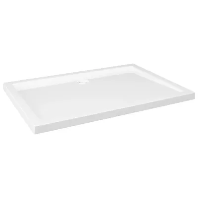 Zdjęcie produktu dla vidaXL Brodzik prysznicowy ABS prostokątny biały 80x110 cm