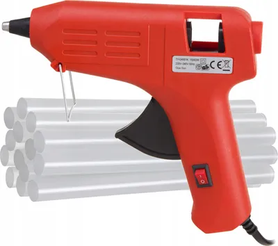 Produktbild von Heißklebepistole MCE432 mit Klebestifte 11mm x 14 Stk Set