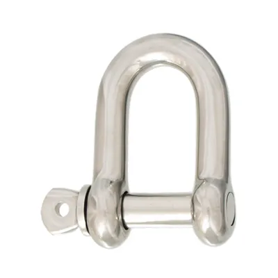 Produktbild von Rundschäkel, kurze Form, 25mm, Edelstahl A4
