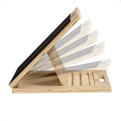 Immagine prodotto di Tavoletta di equilibrio in legno, regolabile con 5 angoli di inclinazione, per l'allenamento dell'equilibrio