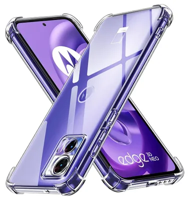 Produktbild von Techsuit Shockproof Back Cover Hülle für Motorola Edge 30 Neo - Transparent