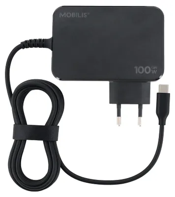 Productafbeelding van Mobilis 020023 Mobilis Energia Charger 100W USB-C Laptop Charger 1,8m Cable