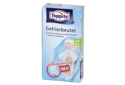 Produktbild von Gefrierbeutel 27x50cm 6l Pack 20 Stck