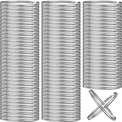 Produktbild von Schlüsselringe 200 Stück, Silberner Schlüsselring 25 mm, Schlüsselring Für DIY-Schmuck Und Schlüsselanhänger