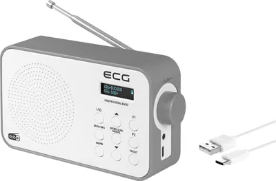 Immagine prodotto di ECG RD110 Radio portatile DAB bianca