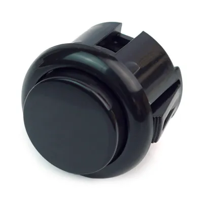 Produktbild von Mini Arcade Button, 24mm - Farbe: schwarz