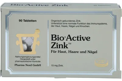Obrázek produktu pro Pharma Nord BioActive, tablety s obsahem zinku, 90 tablet