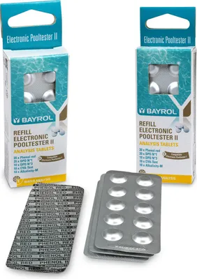 Produktbild von 2x Nachfüllpack für BAYROL Elektr. Pooltester II (140 Tabl.)
