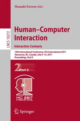 Produktbild von Human-Computer Interaction. Interaction Contexts