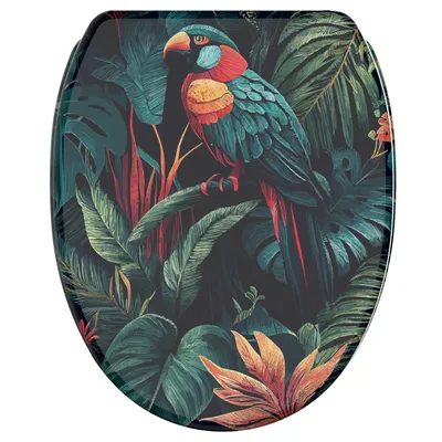 Produktbild von SANILO® WC-Sitz mit Absenkautomatik und Schnellverschluss Exotic, Toilettendeckel direkt vom Hersteller, Klodeckel, Klobrille, WC Deckel, WC Brille