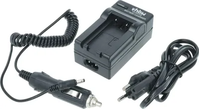 Produktbild von vhbw Ladegerät kompatibel mit Nikon Coolpix C-170, C-180, D-510, C-200 zoom Kamera - Ladeschale, Kfz-Adapter Ladeanzeige