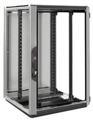 Obrázek produktu pro Rittal 5303.124, Volně stojící rack, 24U, 815 kg, Zámek, Černá, Šedá