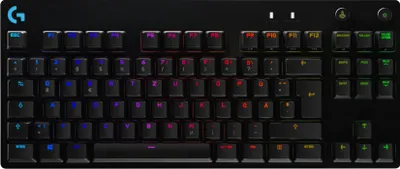 Produktbild von Logitech G 920-009389, Kabelgebunden, USB, Mechanischer Switch, QWERTZ, RGB-LED, Schwarz