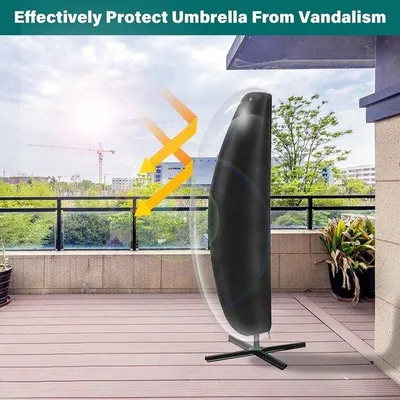 Produktbild von Famanu Schutzhülle für Sonnenschirme 420D - 265 x 40/70/50 cm