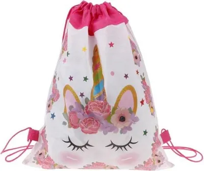 Zdjęcie produktu dla CHPN - Worek sportowy - Worek dla dzieci - Plecak dla dzieci - Worek sportowy - Torba Unicron - Jednorożec - 35/28 cm - Worek na basen - Torba dla dziewczynki