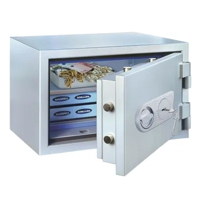 Produktbild von Rottner T04963, Frei stehend sicher, Weiß, Schlüssel, 58 l, 1 Regale, Dokument