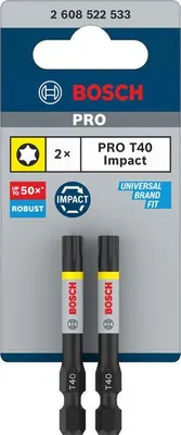 Produktbild von PRO Torx Impact Bit, T40, 55 mm, 2-tlg.