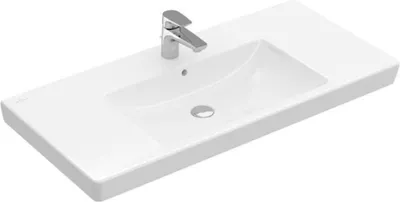 Produktbild von V&B Möbelwaschtisch Subway 2.0 100x47cm, weiß, mit Hahnloch, Überlauf