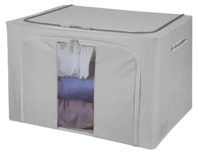 Doppelschrank 50 x 40 x 40 cm grau – Kleiderschrank