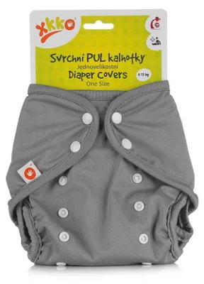 Obrázok produktu pre XKKO Vrchné plienkové nohavičky One Size - Grey