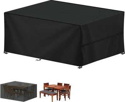 Produktbild von Famanu Abdeckhaube für Gartenmöbel - 420D Oxford - Tischabdeckung - Winddicht - 230x130x95cm
