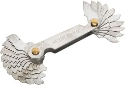 Produktbild von Präzisions-Gewindelehre AK71SPG, metrisch, 20 Blätter, 0,4-6 mm Messbereich