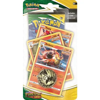 Image de Pokemon Evolving Skies: Emboar Premium Checklane Blister