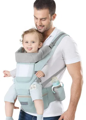 Obrázok produktu pre Ergonomická nosidielka pre bábätká s bedrovou oporou, vhodné pre deti od 0 do 48 mesiacov