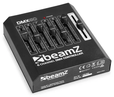 Zdjęcie produktu dla BeamZ DMX60, Czarny, 950 g, 174 mm, 150 mm, 54 mm, 1 szt.