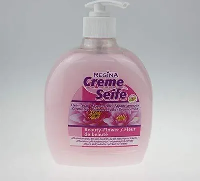 Produktbild von REINEX Cremeseife Beauty Flower, 500 ml Dispenser, pH-neutral