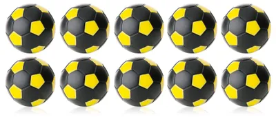 Immagine prodotto di Pallone da calcio WINSPEED-10er Set-nero-giallo