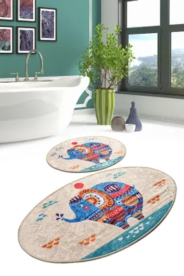 Produktbild von Mijolnir, Etnic, Badematten, Mehrfarbig, Polyester, 60 x 100 cm