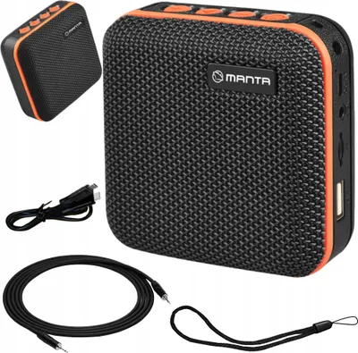 Produktbild von Mini Tragbarer Lautsprecher Spk01Go Manta 10W Bluetooth 5.0 Tws Usb Sd Radio Fm