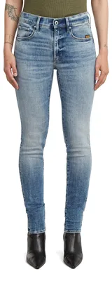 Zdjęcie produktu dla Spodnie jeans damskie G-STAR model 3301 Skinny, kolor niebieski (Faded Blue Halite D05175-C051-H914), rozmiar 29W /