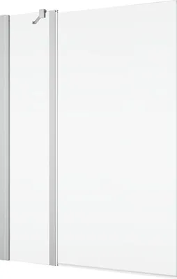 Obrázek produktu pro Zástěna vanová křídlová Ronal Solino 100X150CM ALUCHROM/SCREEN SOEB13100508