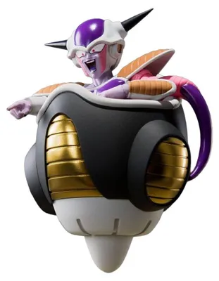 Productafbeelding van Dragon Ball Z S.H. Figuarts actiefiguur: Frieza (eerste vorm) & Frieza-capsule, heruitgave, 11 cm