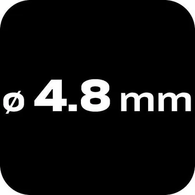 Produktbild von Metallbohrer HSS-TiN 4,8 mm