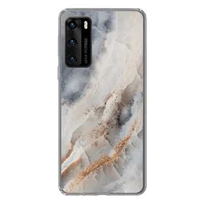 Produktbild von MuchoWow® Handyhülle Schutzhülle Hülle für Huawei P40 Natursteine - Mineralien - Muster Silikon Softcase Handy Hülle - Handytasche