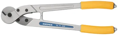 Produktbild von Knipex 95 71 445, Hand-Kabelschneider, Gelb, Stahl, Edelstahl, 1 cm, REACH