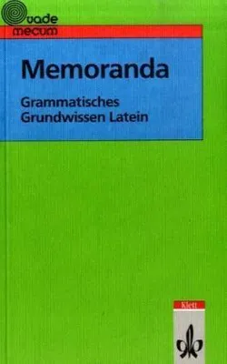 Produktbild von Memoranda. Grammatisches Grundwissen Latein