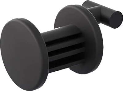 Produktbild von INF Lochplatten Zubehör - Runde Haken, 5 Stück, PP, 1.9cm, für Küche & Büro Schwarz
